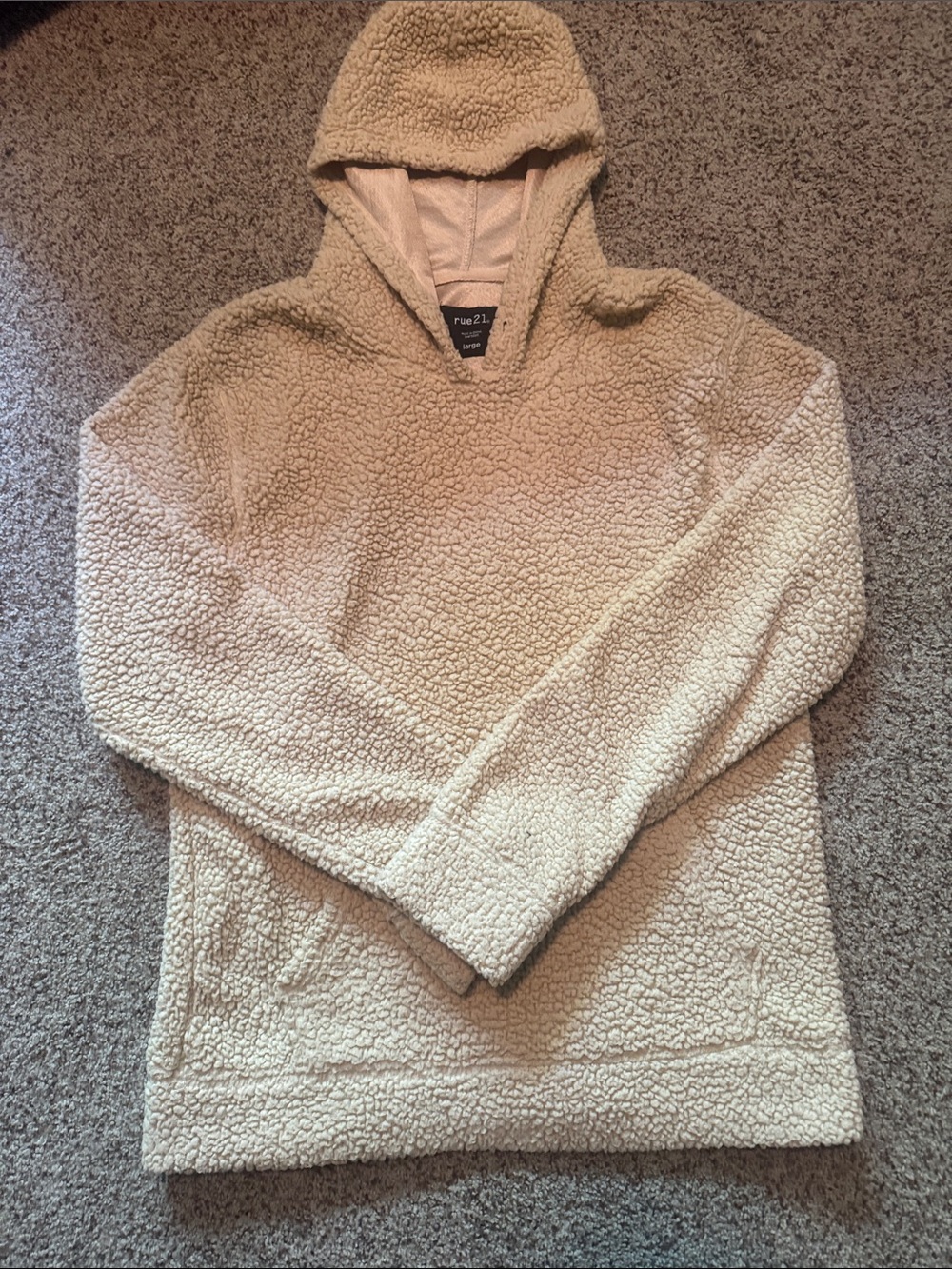 Rue21 Tan Knit Crew Neck Sweater Classic Silhouette